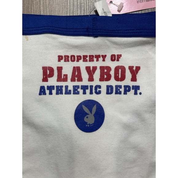 Y2K Vintage Playboy Property Of Playboy Bunny Head Briefs Underwear‎ Size L - Picture 3 of 15